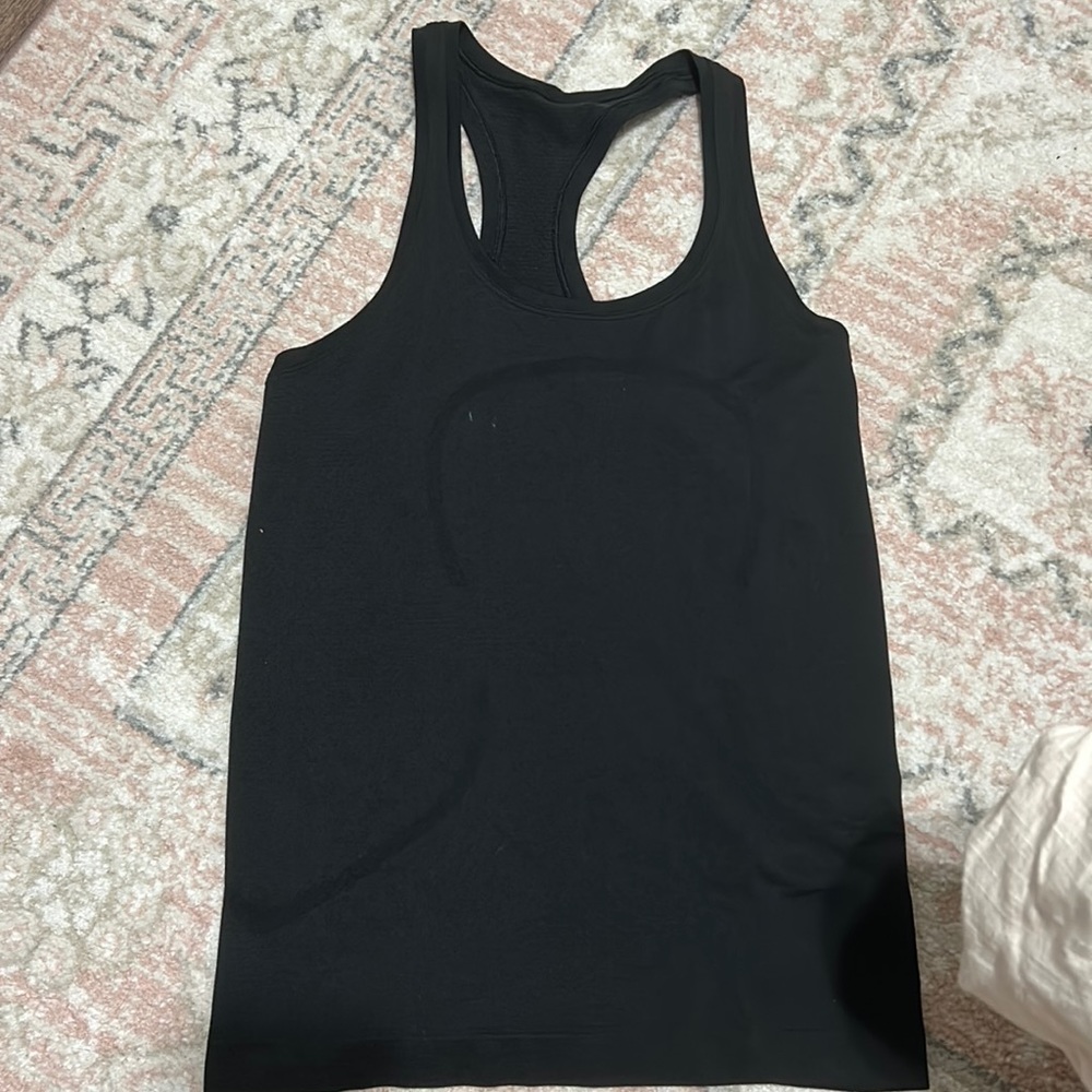 Lululemon size 6 black swiftly tech racerback tank top